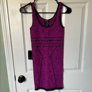 Sleek Purple Sleeveless Dress